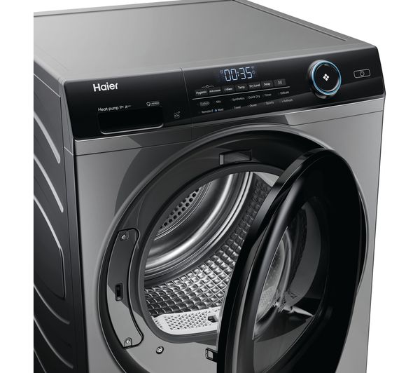 HAIER I-Pro Series 5 HD90-A3959S WiFi-enabled 9 kg Heat Pump Tumble Dryer - Graphite
