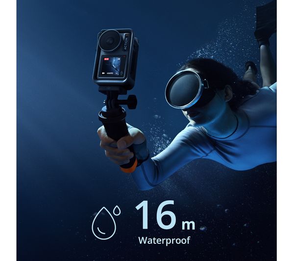 DJI Osmo Action 3 Adventure Combo 4K Ultra HD Action Camera - Black