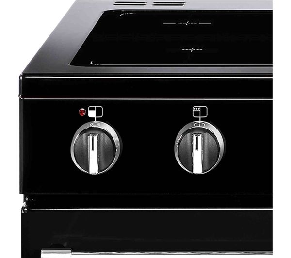 BELLING Farmhouse 90Ei Electric Range Cooker - Black & Chrome