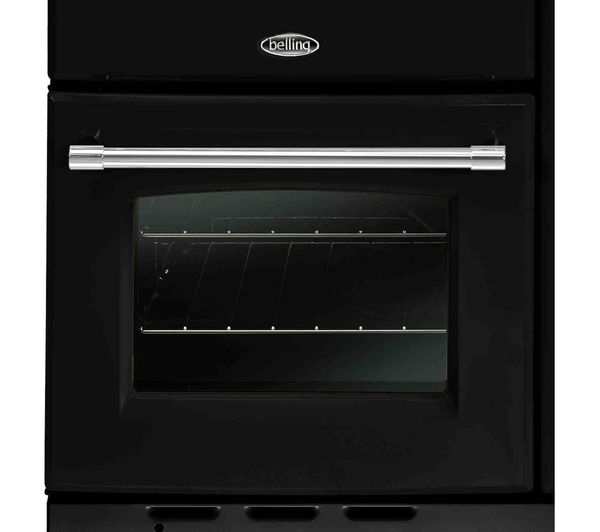 BELLING Farmhouse 90Ei Electric Range Cooker - Black & Chrome