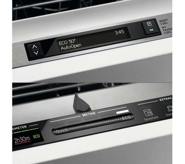AEG FSB42607Z Full-size Fully Integrated Dishwasher - White