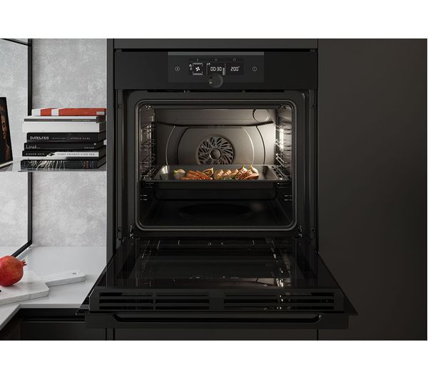 HAIER HWO60SM2F3BH Electric Steam Smart Oven - Black