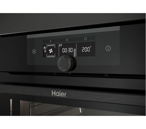 HAIER HWO60SM2F3BH Electric Steam Smart Oven - Black