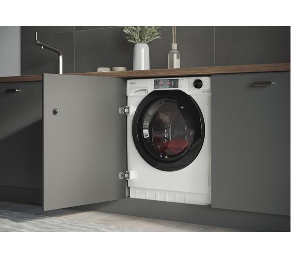 HAIER HWQ90B416FWB Integrated 9 kg 1600 Spin Washing Machine