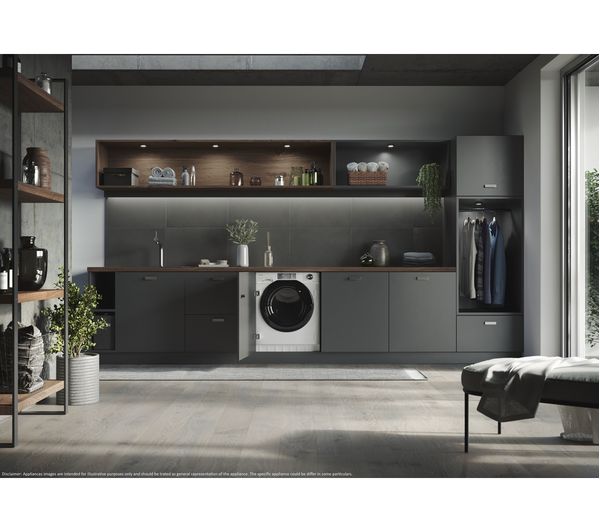 HAIER HWQ90B416FWB Integrated 9 kg 1600 Spin Washing Machine
