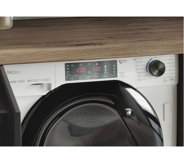 HAIER HWQ90B416FWB Integrated 9 kg 1600 Spin Washing Machine
