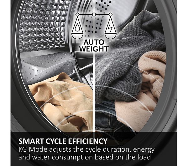 HAIER HWQ90B416FWB Integrated 9 kg 1600 Spin Washing Machine