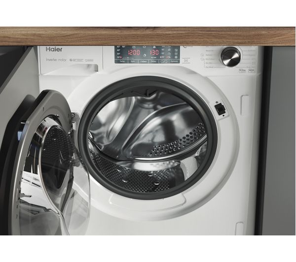 HAIER Series 4 HWDQ90B416FWB-UK Integrated 9 kg Washer Dryer
