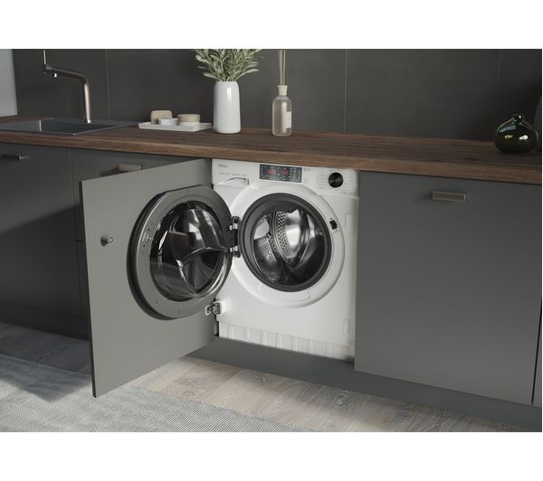 HAIER Series 4 HWDQ90B416FWB-UK Integrated 9 kg Washer Dryer