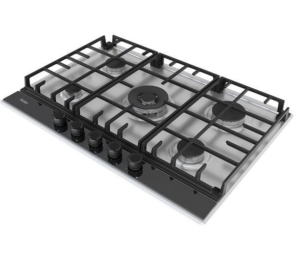 HAIER HAHG74S2X 75 cm Gas Hob - Stainless Steel