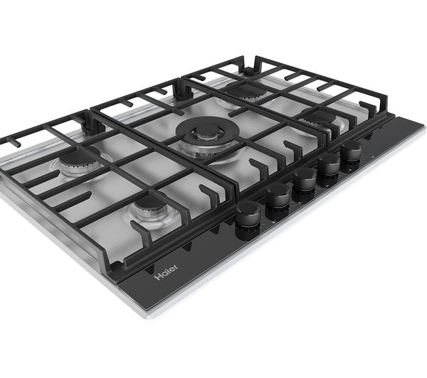 HAIER HAHG74S2X 75 cm Gas Hob - Stainless Steel