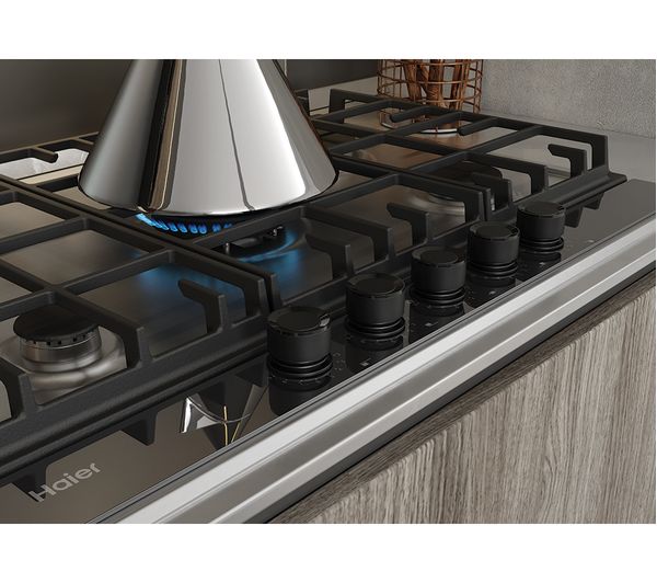 HAIER HAHG74S2X 75 cm Gas Hob - Stainless Steel