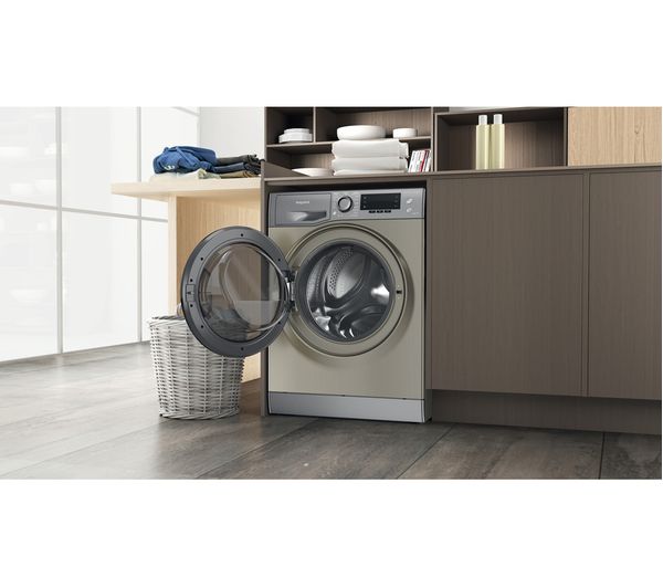 HOTPOINT NDD 10726 GDA UK 10 kg Washer Dryer - Graphite