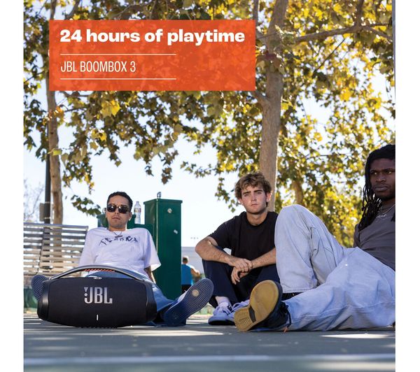 JBL Boombox 3 Portable Bluetooth Speaker - Black