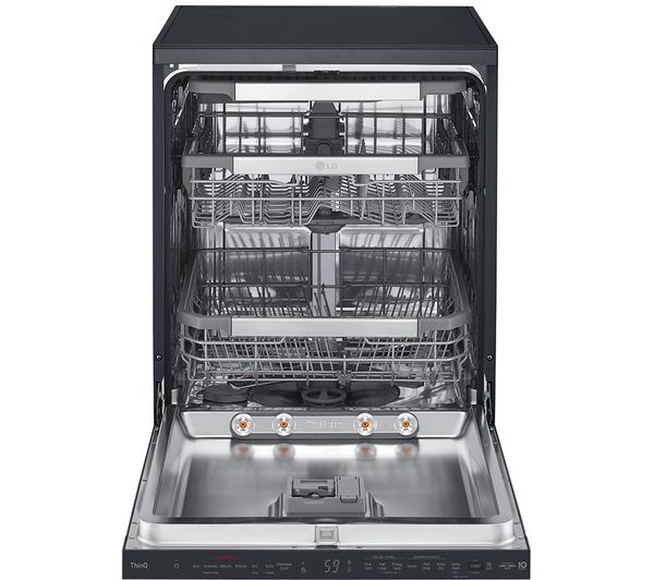LG TrueSteam DF455HMS Full-size WiFi-enabled Dishwasher - Matte Black