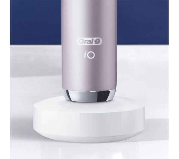 ORAL B iO 9 Electric Toothbrush - Black Lava & Rose Quartz Duo
