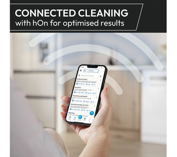 HOOVER H-Dish 500 HF6B4S1PX Full-size Smart Dishwasher - Stainless Steel