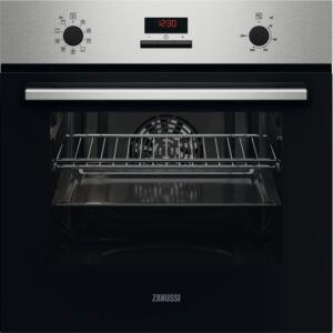 ZANUSSI AquaClean ZOHNE2X2 Electric Oven - Black & Stainless Steel
