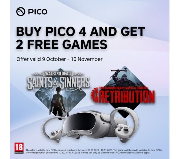 PICO 4 VR Gaming Headset - 128 GB