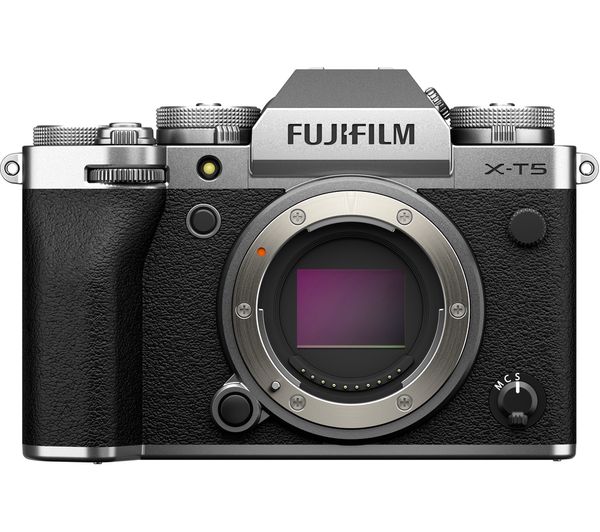 FUJIFILM X-T5 Mirrorless Camera with FUJINON XF 16-80 mm f 4 R OIS WR Lens - Silver
