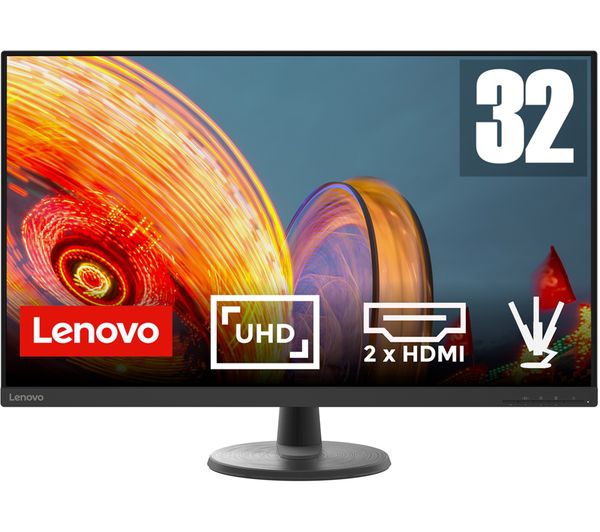 LENOVO D32u-45 4K Ultra HD 31.5" VA LCD Monitor - Black