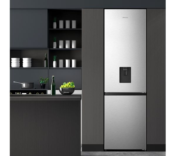 HISENSE RB435N4WCE 60 40 Fridge Freezer - Stainless Steel