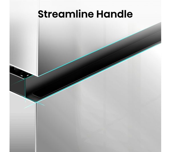 HISENSE RB435N4WCE 60 40 Fridge Freezer - Stainless Steel