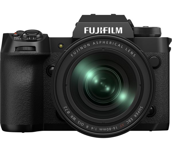 FUJIFILM X-H2 Mirrorless Camera with FUJINON XF 16-80 mm f 4 R OIS WR Lens