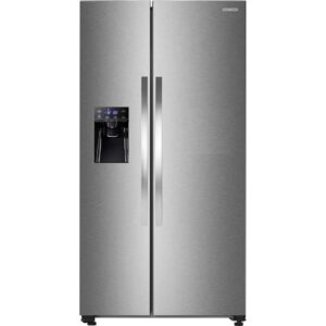 KENWOOD KSBSDIX23 American-Style Fridge Freezer - Inox