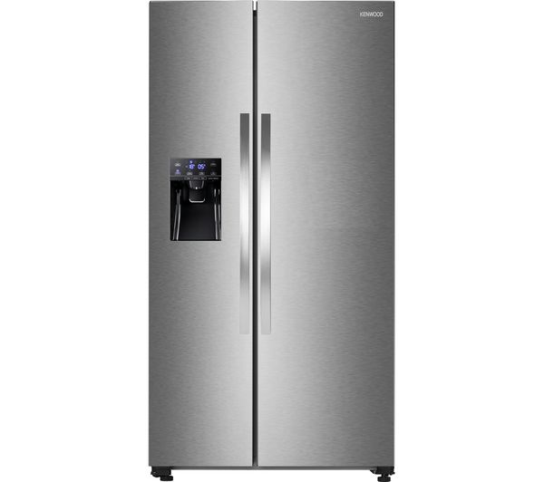 KENWOOD KSBSDIX23 American-Style Fridge Freezer - Inox