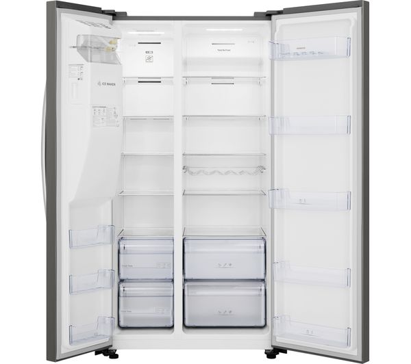 KENWOOD KSBSDIX23 American-Style Fridge Freezer - Inox