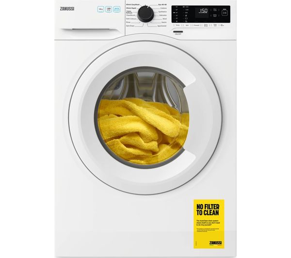 ZANUSSI ZWF142E3PW 10 kg 1400 Spin Washing Machine - White