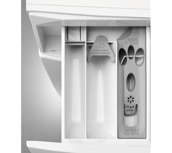ZANUSSI ZWF142E3PW 10 kg 1400 Spin Washing Machine - White