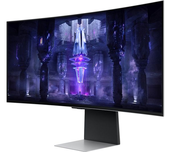 SAMSUNG Odyssey G8 LS34BG850SUXXU 4K Quad HD 34" Curved OLED Smart Gaming Monitor - Black