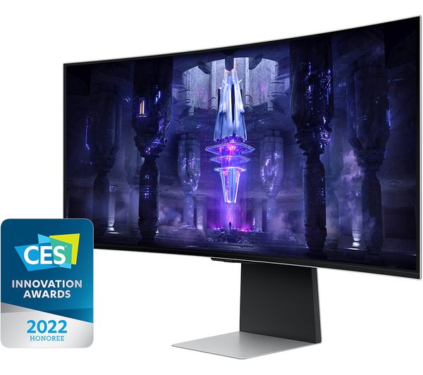 SAMSUNG Odyssey G8 LS34BG850SUXXU 4K Quad HD 34" Curved OLED Smart Gaming Monitor - Black