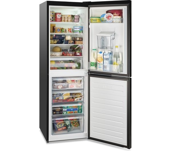 MONTPELLIER MLF1770KWD 50 50 Fridge Freezer - Black