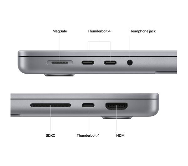 APPLE MacBook Pro 14" (2023) - M2 Pro 512 GB SSD Space Grey