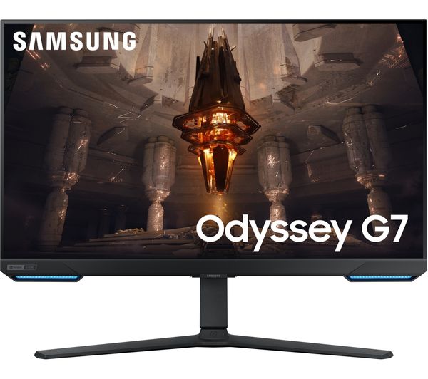 SAMSUNG Odyssey G7 4K Ultra HD 28" IPS LCD Gaming Monitor - Black