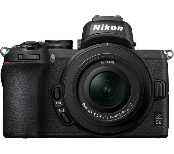 NIKON Z 50 Mirrorless Camera with NIKKOR Z 16-50 mm f 3.5-6.3 VR Lens - Black