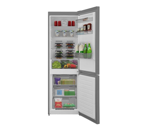 MONTPELLIER MNF1860X 60 40 Fridge Freezer - Dark Inox
