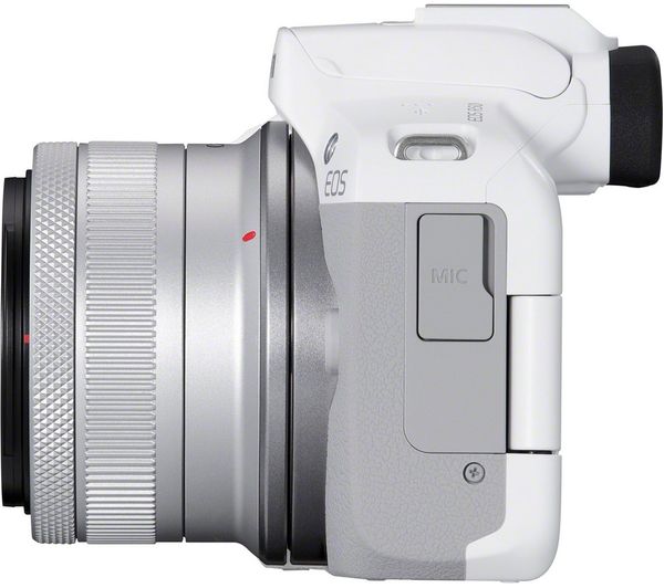 CANON EOS R50 Mirrorless Camera with RF-S 18-45 mm f 4.5-6.3 IS STM Lens - White