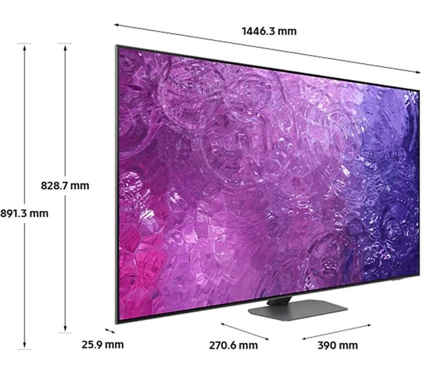 SAMSUNG QE65QN90CATXXU 65" Smart 4K Ultra HD HDR Neo QLED TV with Bixby & Alexa