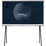 SAMSUNG The Serif QE55LS01BGUXXU 55" Smart 4K Ultra HD HDR QLED TV with Bixby & Amazon Alexa - Cloud White