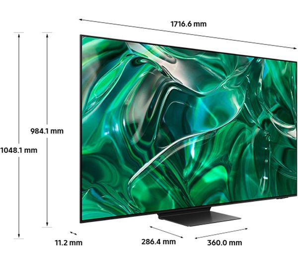 SAMSUNG QE77S95CATXXU 77" Smart 4K Ultra HD HDR OLED TV with Bixby & Alexa