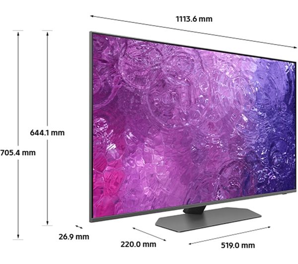 SAMSUNG QE50QN90CATXXU 50" Smart 4K Ultra HD HDR Neo QLED TV with Bixby & Alexa
