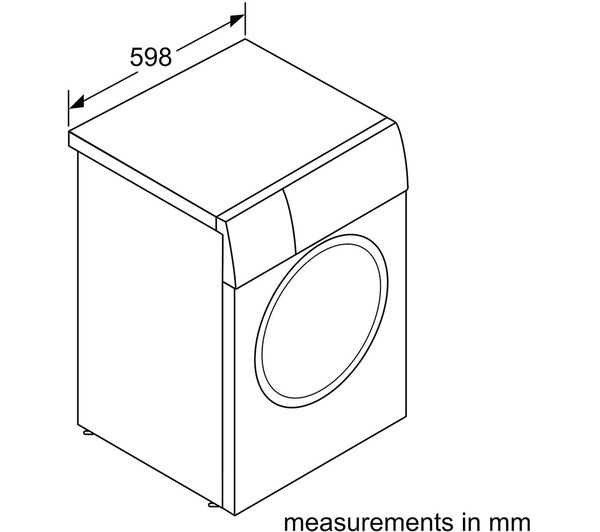 BOSCH Series 4 WAN28250GB 8 kg 1400 Spin Washing Machine - White