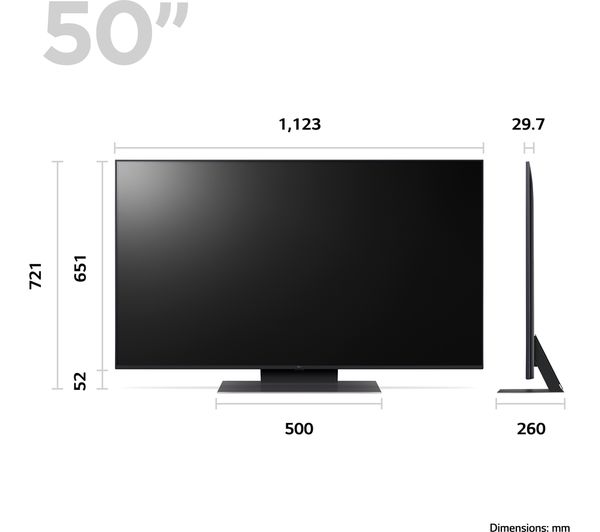 LG 50UR91006LA 50" Smart 4K Ultra HD HDR LED TV with Amazon Alexa