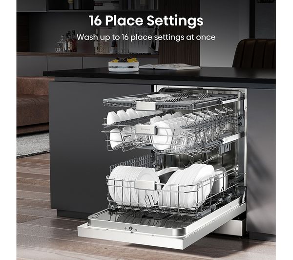 HISENSE HS643D60WUK Full-size Dishwasher - White