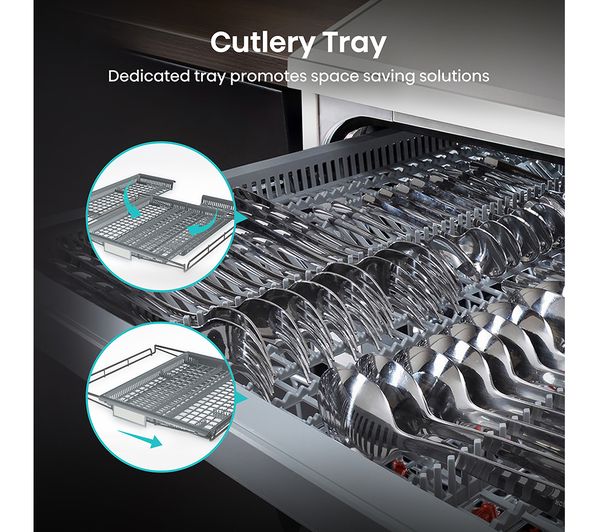 HISENSE HS643D60WUK Full-size Dishwasher - White