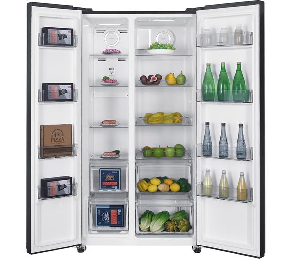 KENWOOD KSBSB23 American-Style Fridge Freezer - Black